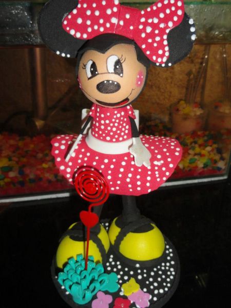 Boneca miney em EVA